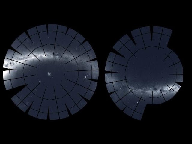 NASA uveřejnila celkový snímek severní oblohy z TESS