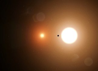 TESS našla svou první planetu se dvěma slunci