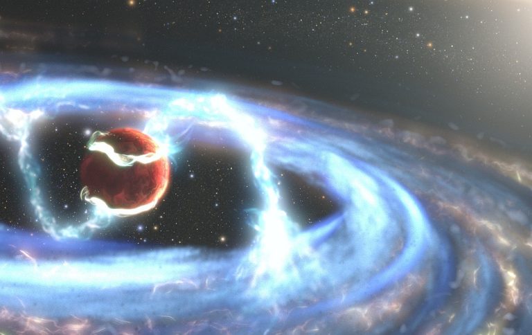 Díky, už mám dost! Hubble získal první přímý snímek exoplanety v ultrafialovém světle. Ukazuje na (ne)růst planety