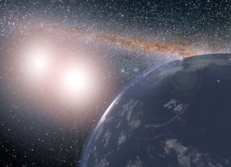 Život u dvou sluncí. Okolo cirkumbinárních planet mohou obíhat obyvatelné planety